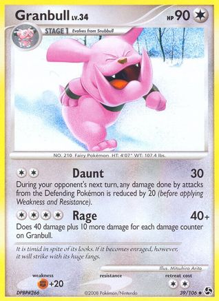 Granbull (39) Reverse Holofoil - Great Encounters