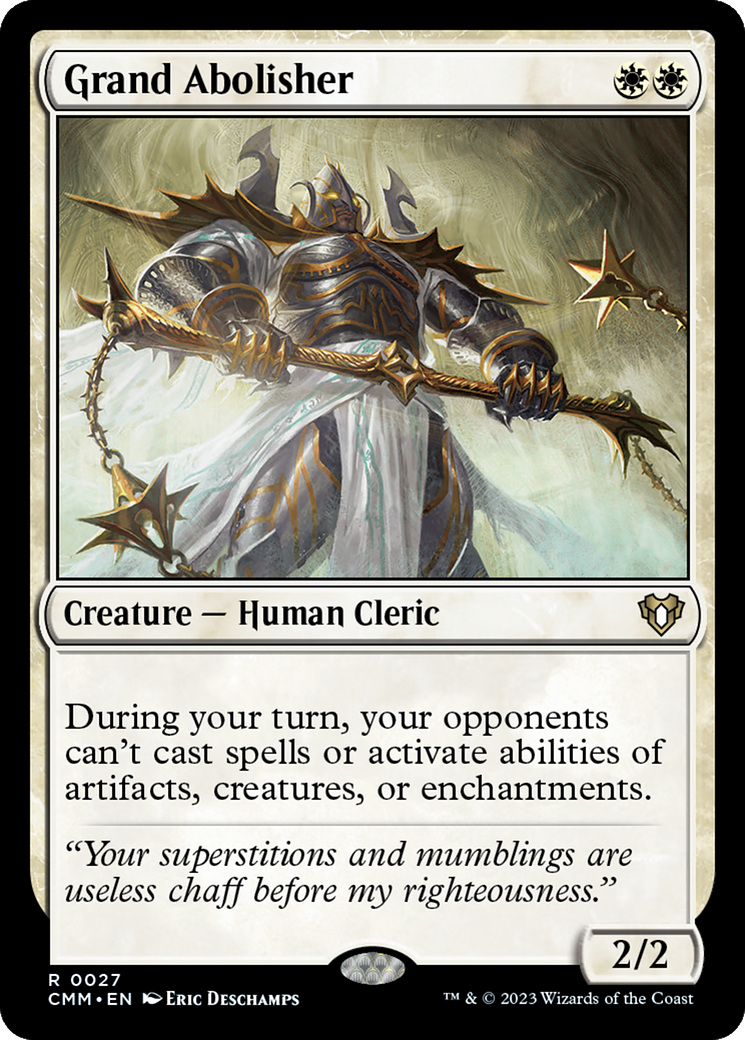 Grand Abolisher (027) Foil - Commander Masters