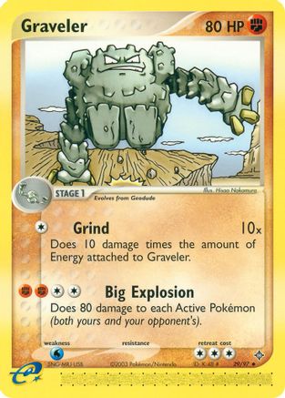 Graveler (29) Reverse Holofoil - Dragon