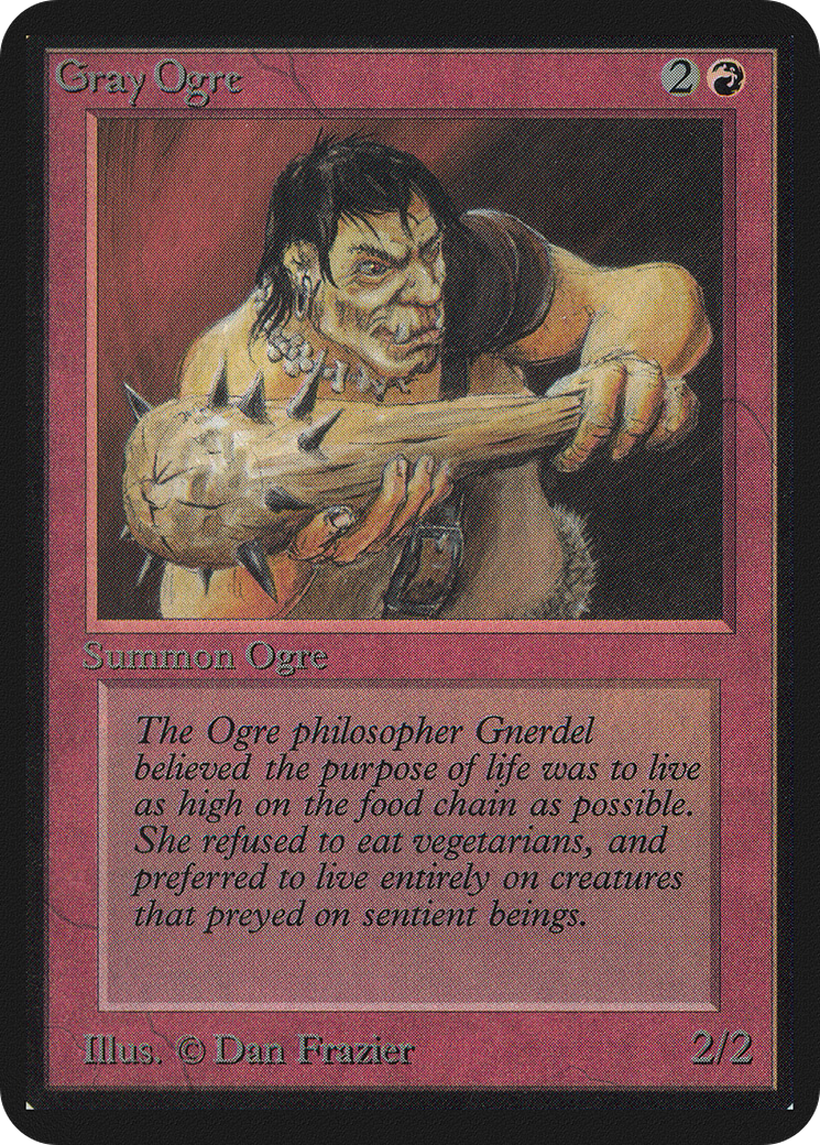 Gray Ogre - Limited Edition Alpha