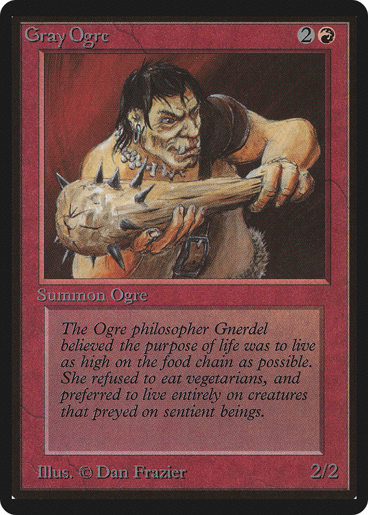 Gray Ogre - Limited Edition Beta