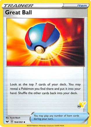 Great Ball (#49 Pikachu) (164) - Battle Academy 2022