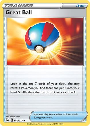 Great Ball (52) Reverse Holofoil - Champions Path