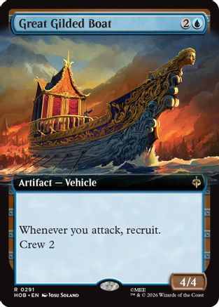 Great Gilded Boat (Extended Art) (291) - The Hobbit