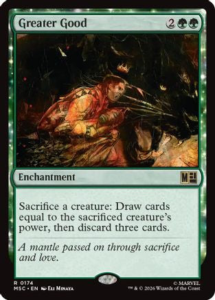 Greater Good (174) Surge Foil - Commander: Marvel Super Heroes