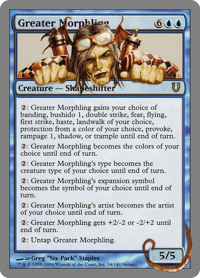 Greater Morphling (034) Foil - Unhinged