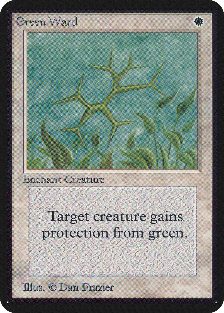 Green Ward - Limited Edition Alpha