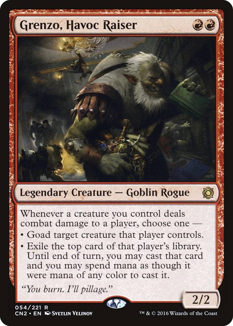 Grenzo, Havoc Raiser (054) Foil - Conspiracy: Take the Crown