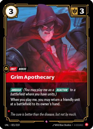 Grim Apothecary (021) Foil - Unleashed