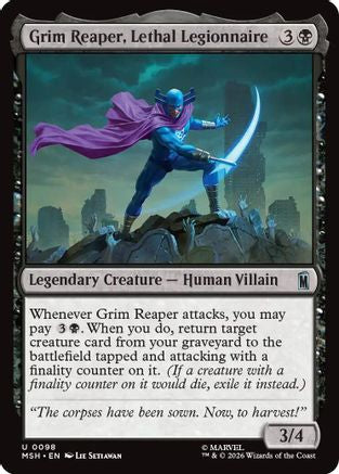 Grim Reaper, Lethal Legionnaire (098) - Marvel Super Heroes