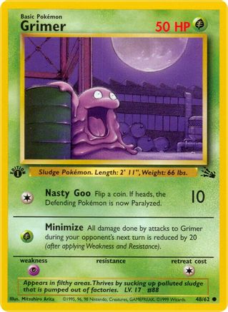 Grimer (48) (1st Edition) - Fossil