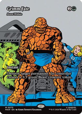 Grimm Fate – Beast Within (075) Foil - Marvel Universe