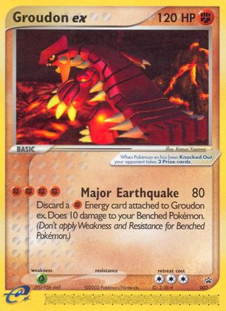 Groudon ex (Nintendo Power Magazine) (2) Holofoil - Nintendo Promos