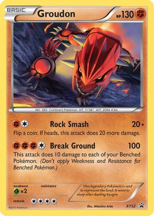 Groudon (XY52) Holofoil - Black Star Promos