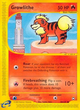 Growlithe (80) - Aquapolis
