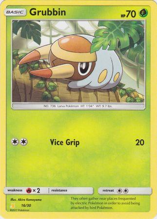 Grubbin (16) - Trainer Kit: Lycanroc & Alolan Raichu