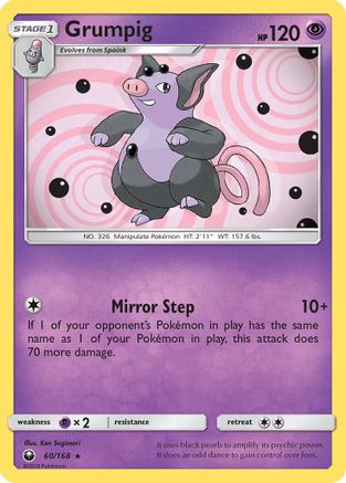 Grumpig (60) Reverse Holofoil - Celestial Storm