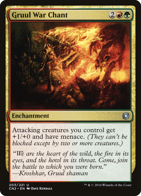 Gruul War Chant (203) - Conspiracy: Take the Crown