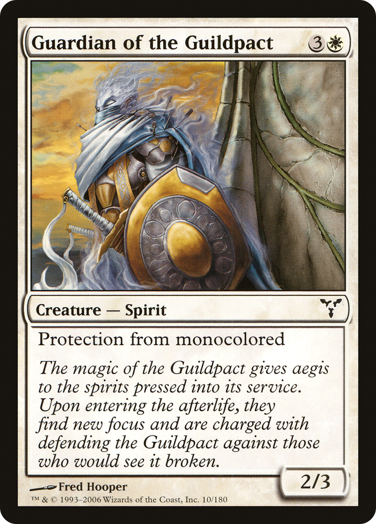 Guardian of the Guildpact (010) Foil - Dissension