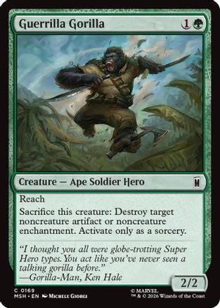 Guerrilla Gorilla (169) Foil - Marvel Super Heroes