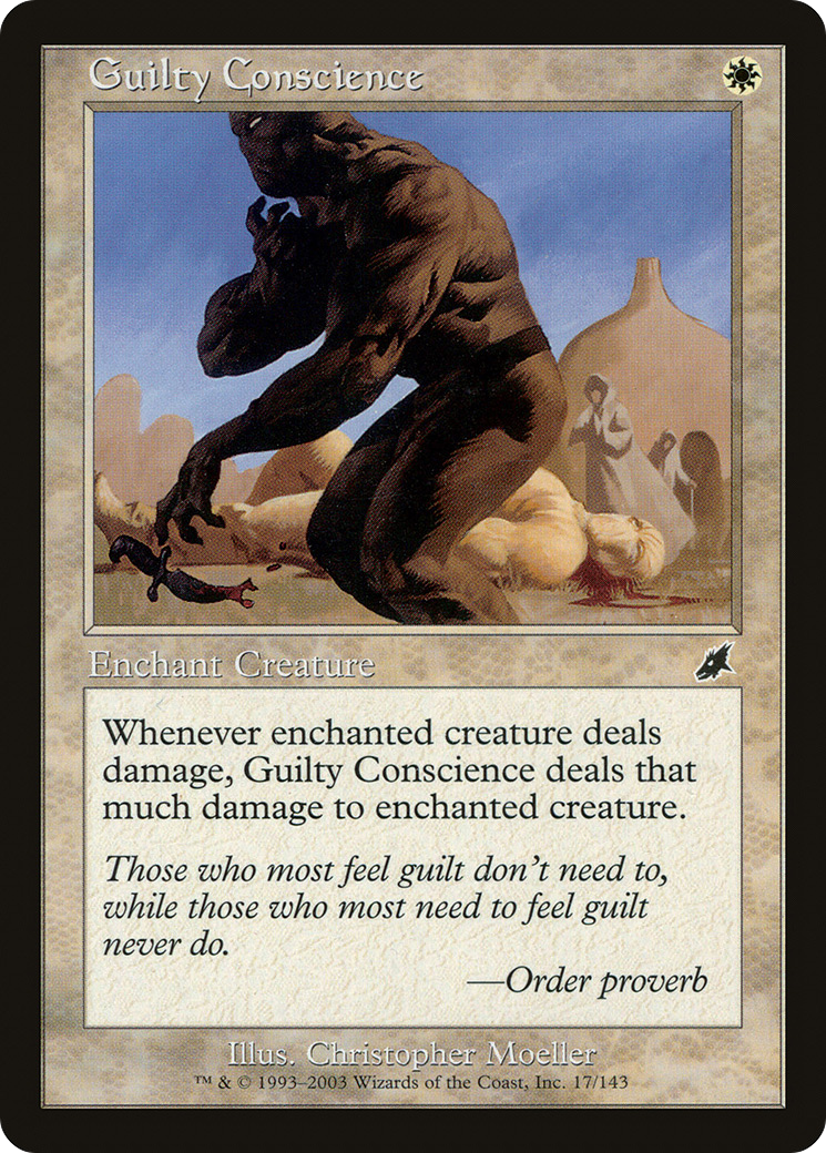 Guilty Conscience (017) Foil - Scourge