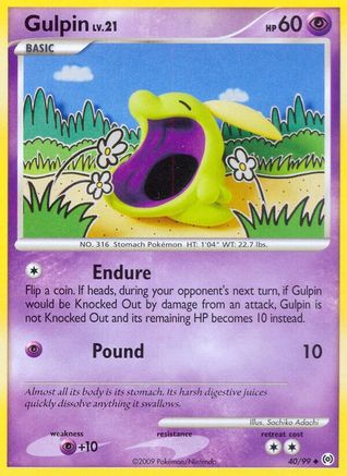 Gulpin (40) Reverse Holofoil - Arceus
