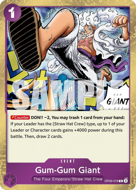 Gum-Gum Giant (Reprint) (OP09-078) Foil