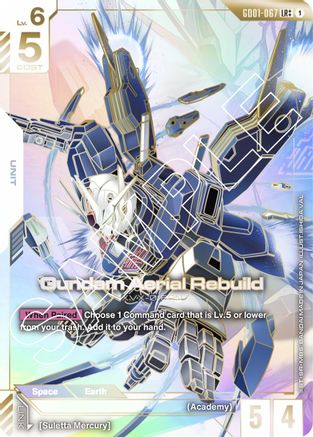 Gundam Aerial Rebuild (LR++) (GD01-067) Holofoil - Newtype Rising