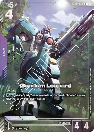 Gundam Leopard (U+) (GD02-060) Holofoil - Dual Impact
