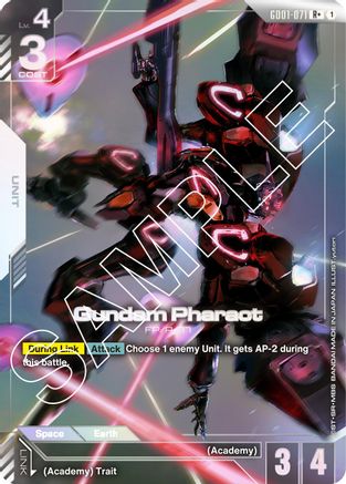 Gundam Pharact (R+) (GD01-071) Holofoil - Newtype Rising