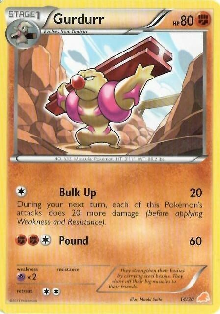 Gurdurr (14) - Trainer Kit: Excadrill & Zoroark