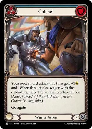 Gutshot (Blue) (MPW111) - Mastery Pack Warrior