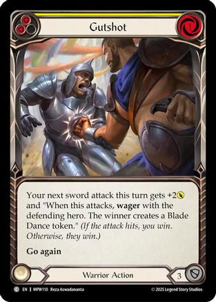 Gutshot (Yellow) (MPW110) Rainbow Foil - Mastery Pack Warrior