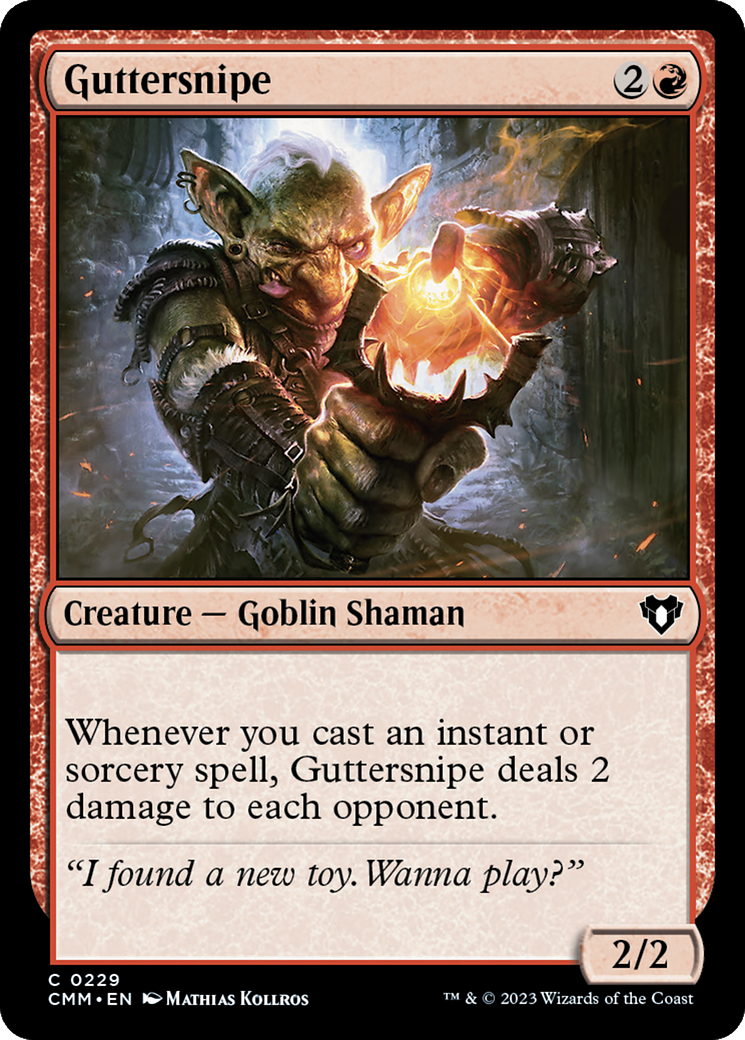 Guttersnipe (229) Foil - Commander Masters