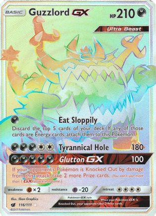 Guzzlord GX (116) Holofoil - Crimson Invasion