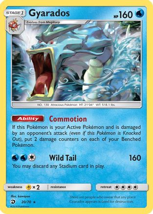 Gyarados (20) Holofoil - Dragon Majesty
