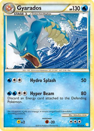 Gyarados (4) Holofoil - HeartGold & SoulSilver