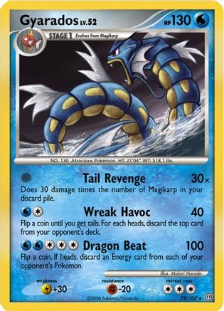 Gyarados (Deck Exclusives) (19) Holofoil - Stormfront