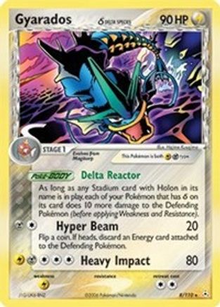Gyarados (Delta Species) (8) Holofoil - Holon Phantoms