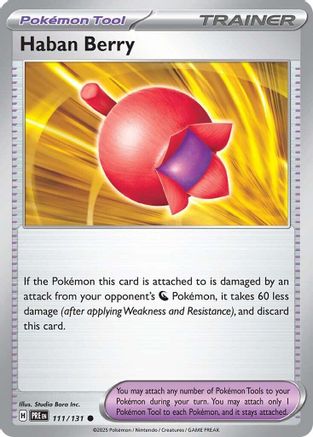 Haban Berry (111) - Prismatic Evolutions