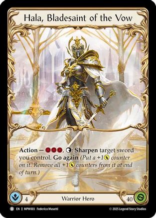Hala, Bladesaint of the Vow (MPW003) - Mastery Pack Warrior