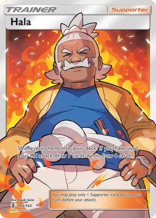 Hala (Full Art) (143) Holofoil - Guardians Rising
