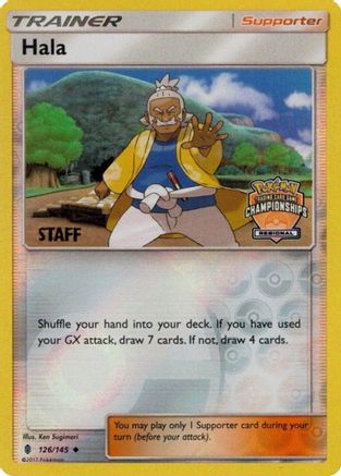 Hala (Regional Championships) [Staff] (126) Reverse Holofoil - Guardians Rising