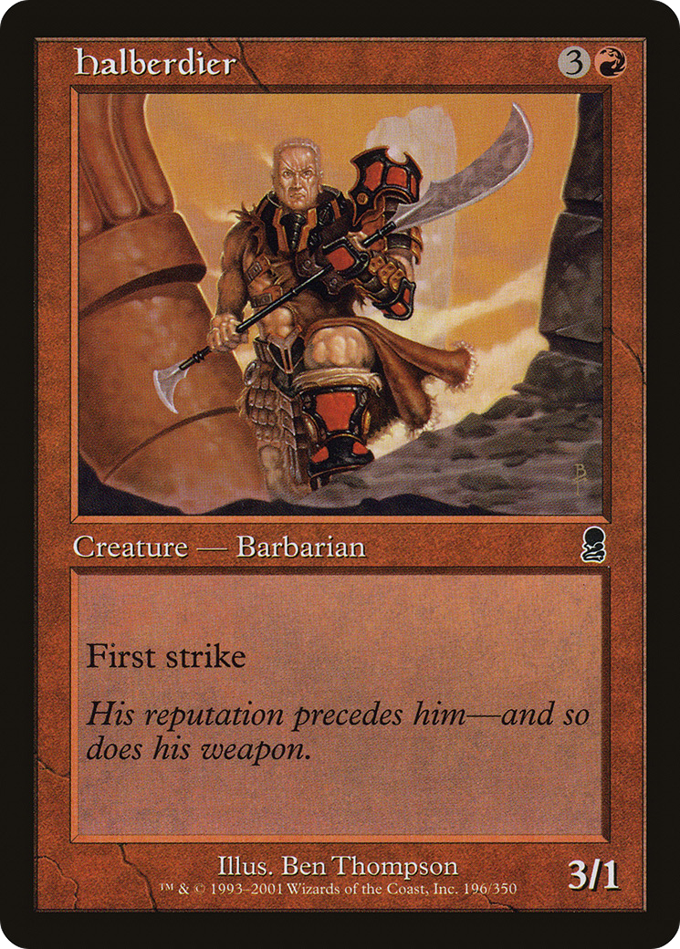 Halberdier (196) Foil - Odyssey