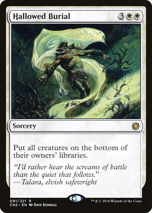 Hallowed Burial (091) Foil - Conspiracy: Take the Crown