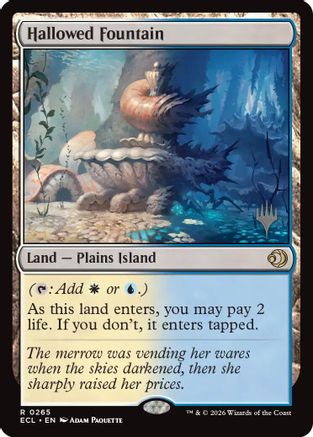 Hallowed Fountain (Promo Pack) (265) - Lorwyn Eclipsed