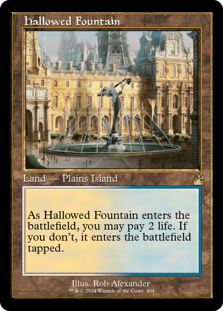 Hallowed Fountain (Retro) (404) - Ravnica Remastered