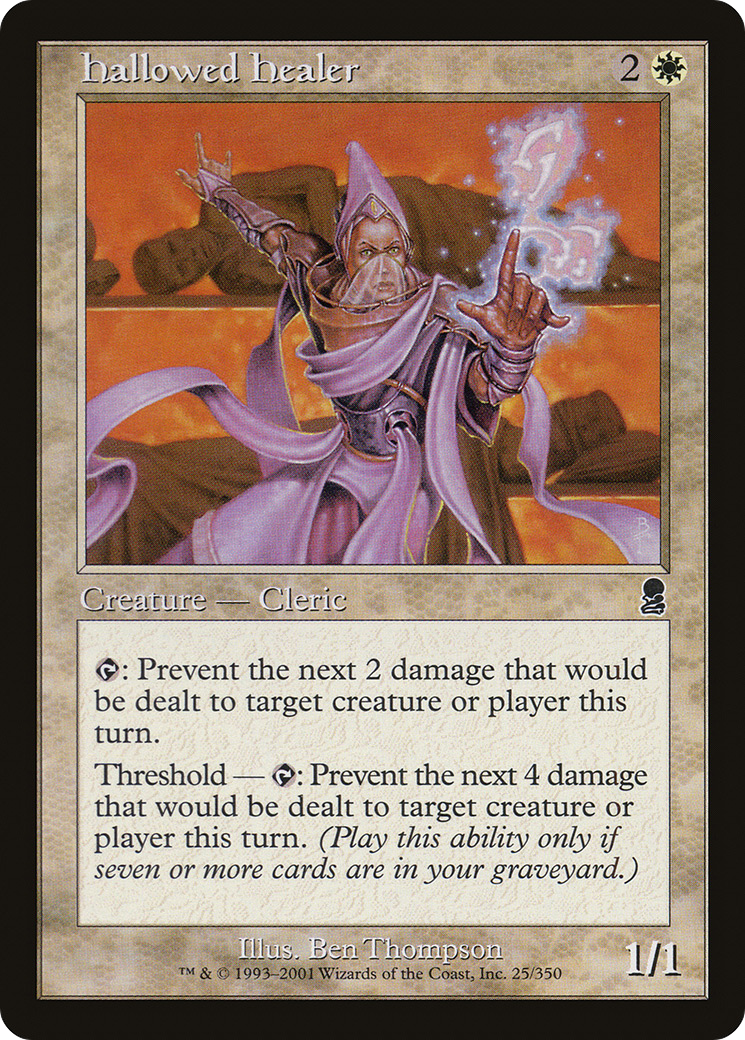 Hallowed Healer (025) Foil - Odyssey
