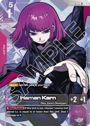 Haman Karn (R+) (GD02-091) Holofoil - Dual Impact