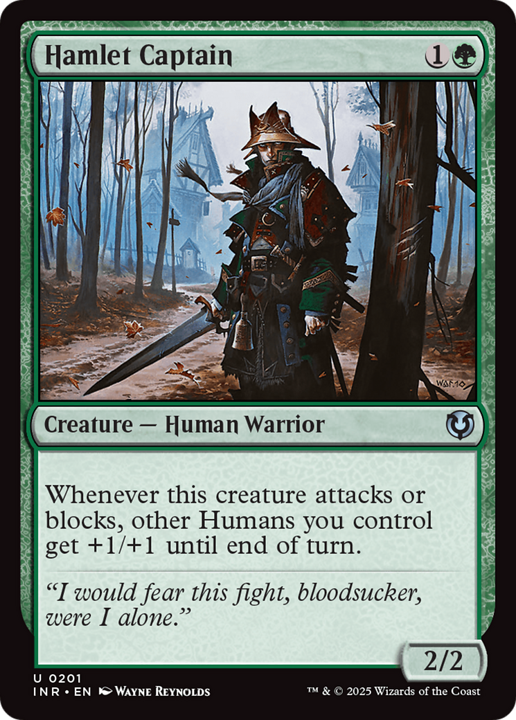 Hamlet Captain (201) Foil - Innistrad Remastered